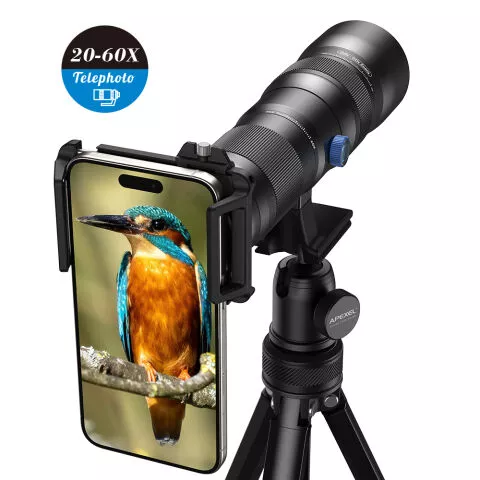 20-60X Zoom Telephoto Lens for Mobile Phone